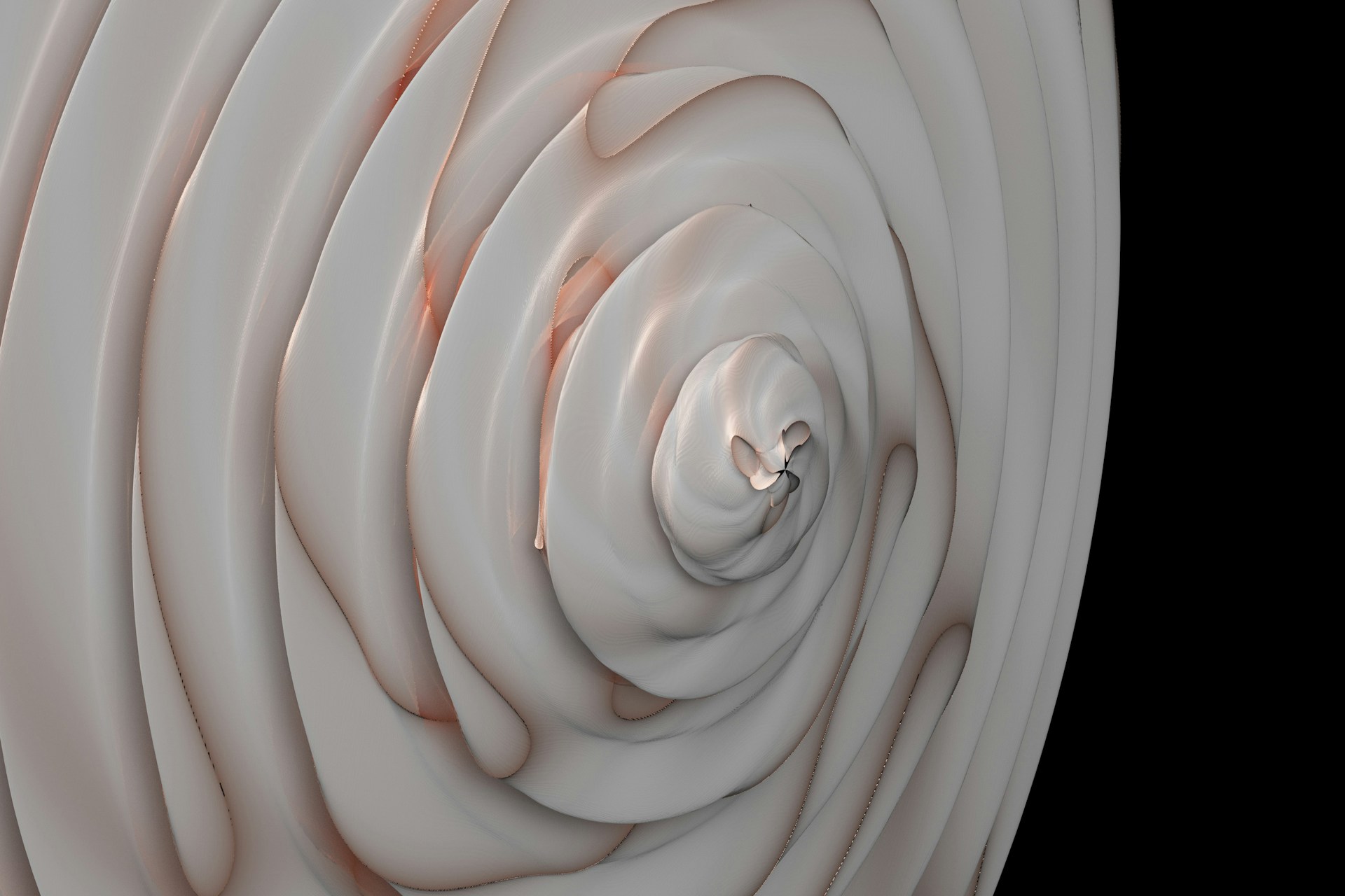a computer generated image of a circular object