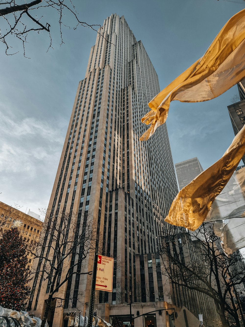 a very tall building with a lot of windows