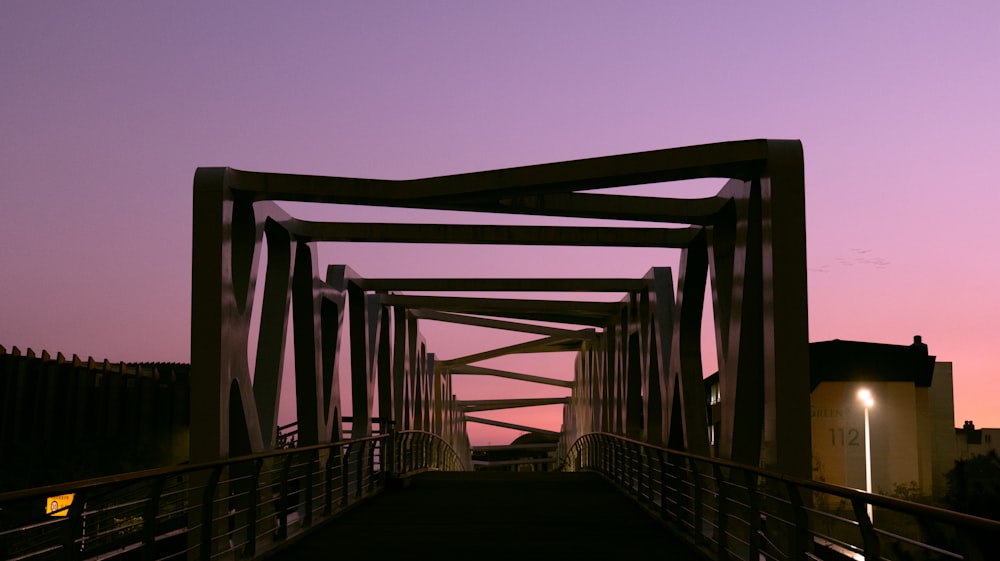 a bridge that is going over a body of water