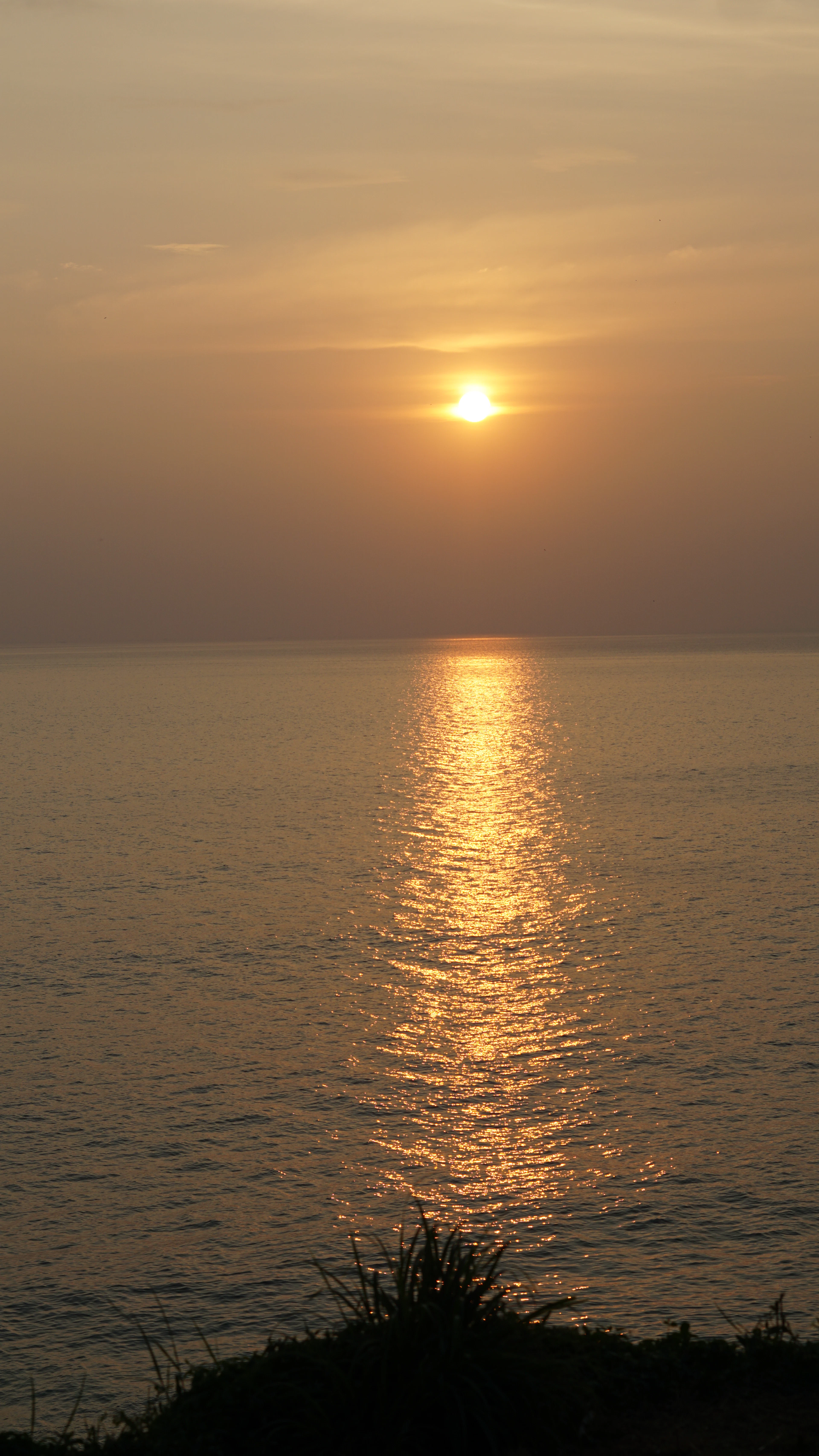 Sunset over the Arabian Sea off the Kerala coast