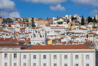 a view of a city with many buildings