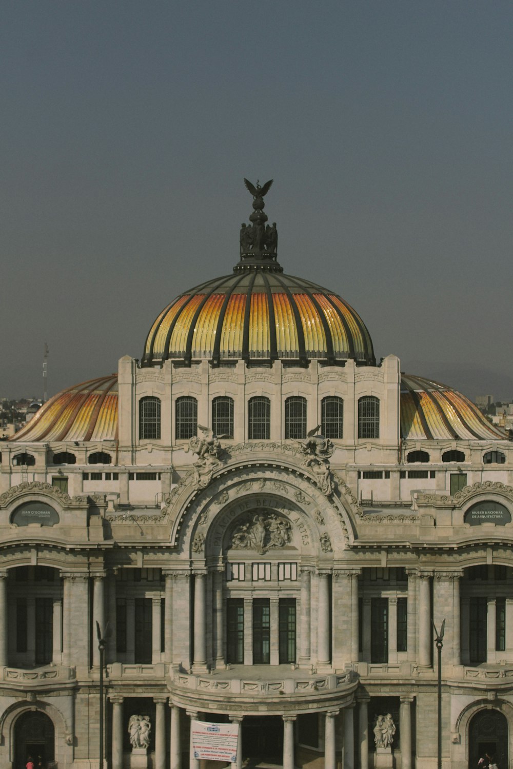 a large building with a dome on top of it