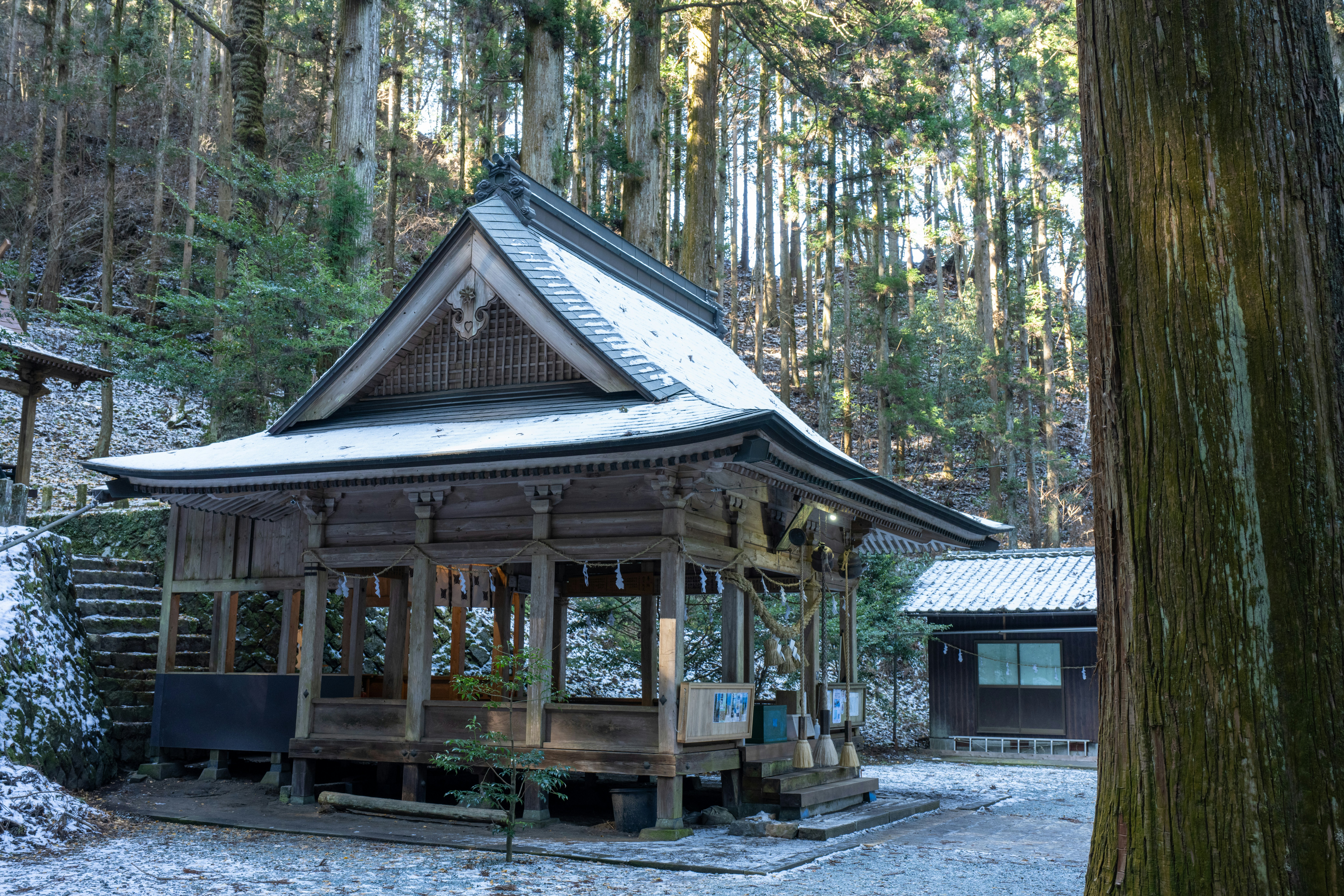 Local Japanese breakfast at glamping site