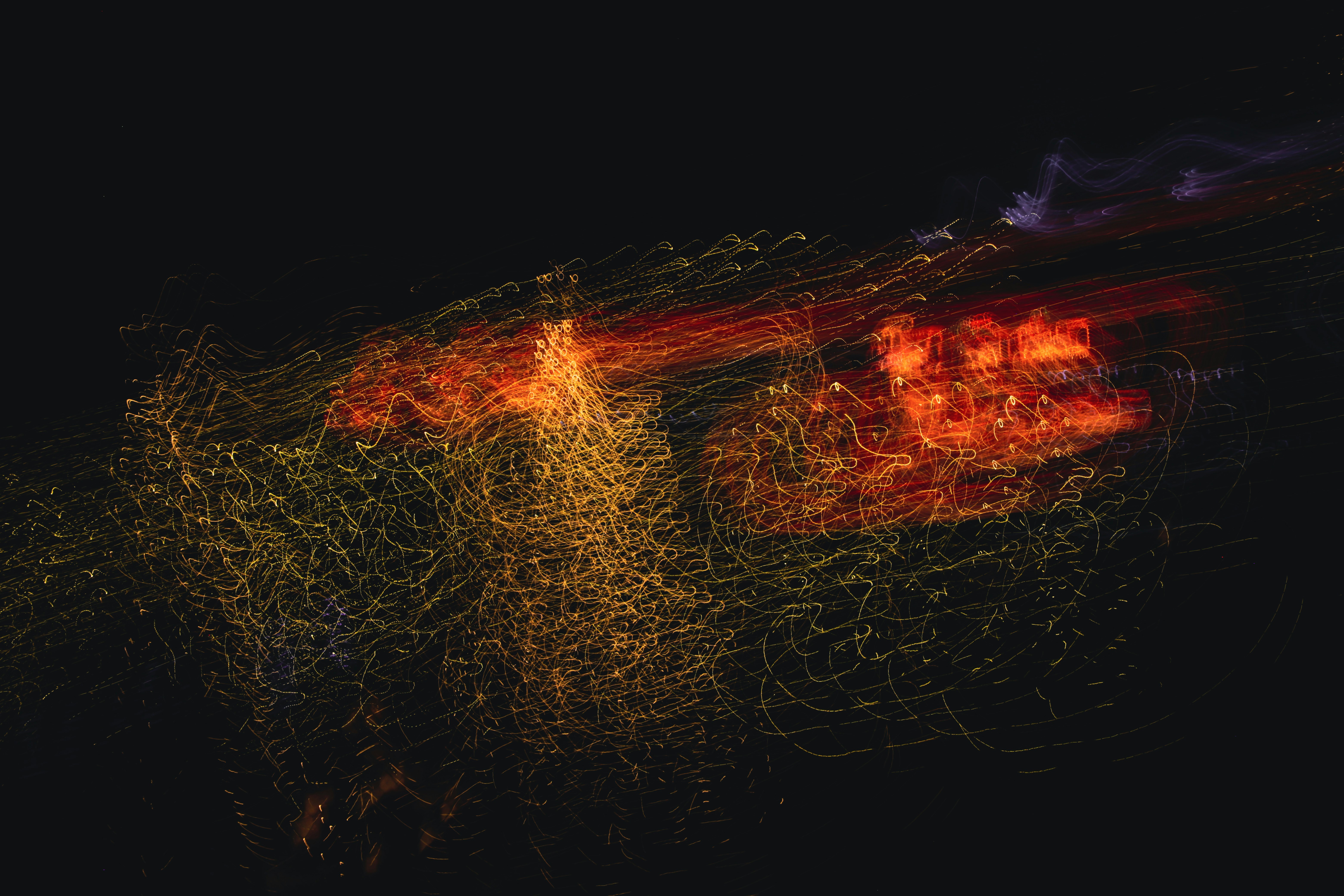 Street sign at night