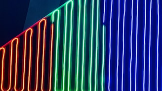 A dynamic vertical video montage showcasing vibrant neon green accents against a black and white minimalistic background.