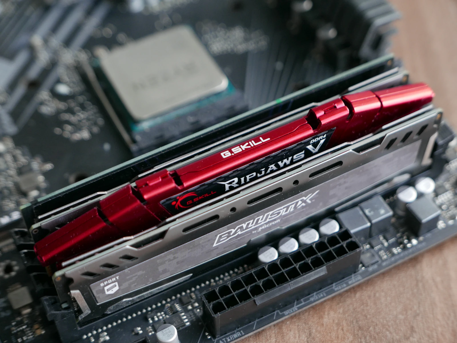 close up of a computer motherboard representing hardware upgrade impact on an old PC