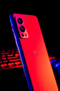 Close-up of the atyjycwh a17pro max smartphone showcasing its vibrant 6.9-inch display with blue accents