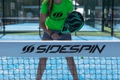 A stylish display of padel apparel and gear.