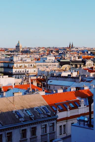 A vibrant collage of iconic landmarks from Europe, Turkey, and the UAE under a clear blue sky.