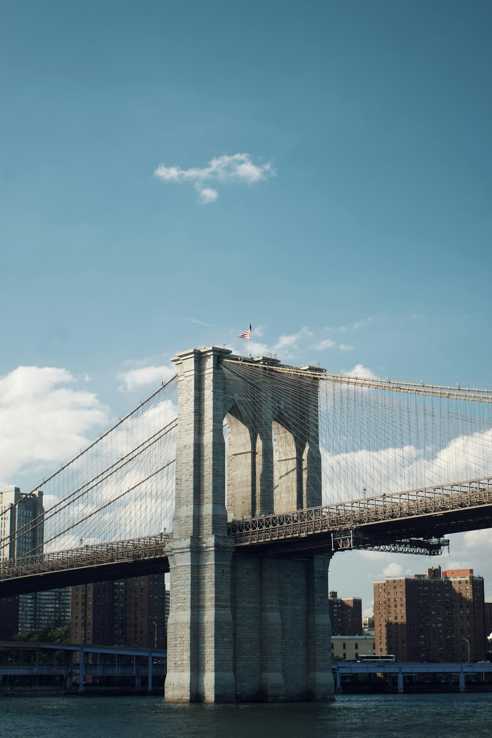 a large bridge spanning over a body of water