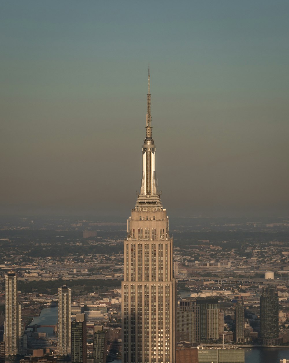 a tall building with a spire on top of it