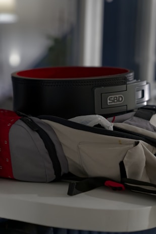 A lumbar belt designed for comfort and support.