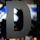a close up of a metal object with a blurry background