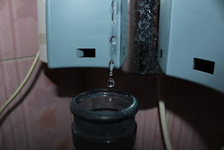 A compact, portable water dispenser perfect for office desks or small spaces.
