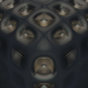 Evolving abstract data patterns representing cross-domain knowledge transfer.