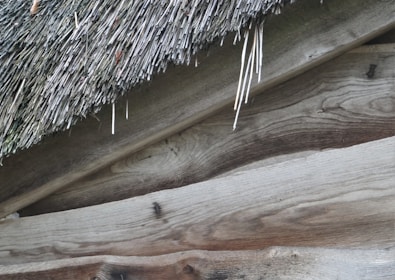 A close-up of a beautifully crafted roof revealing quality workmanship.