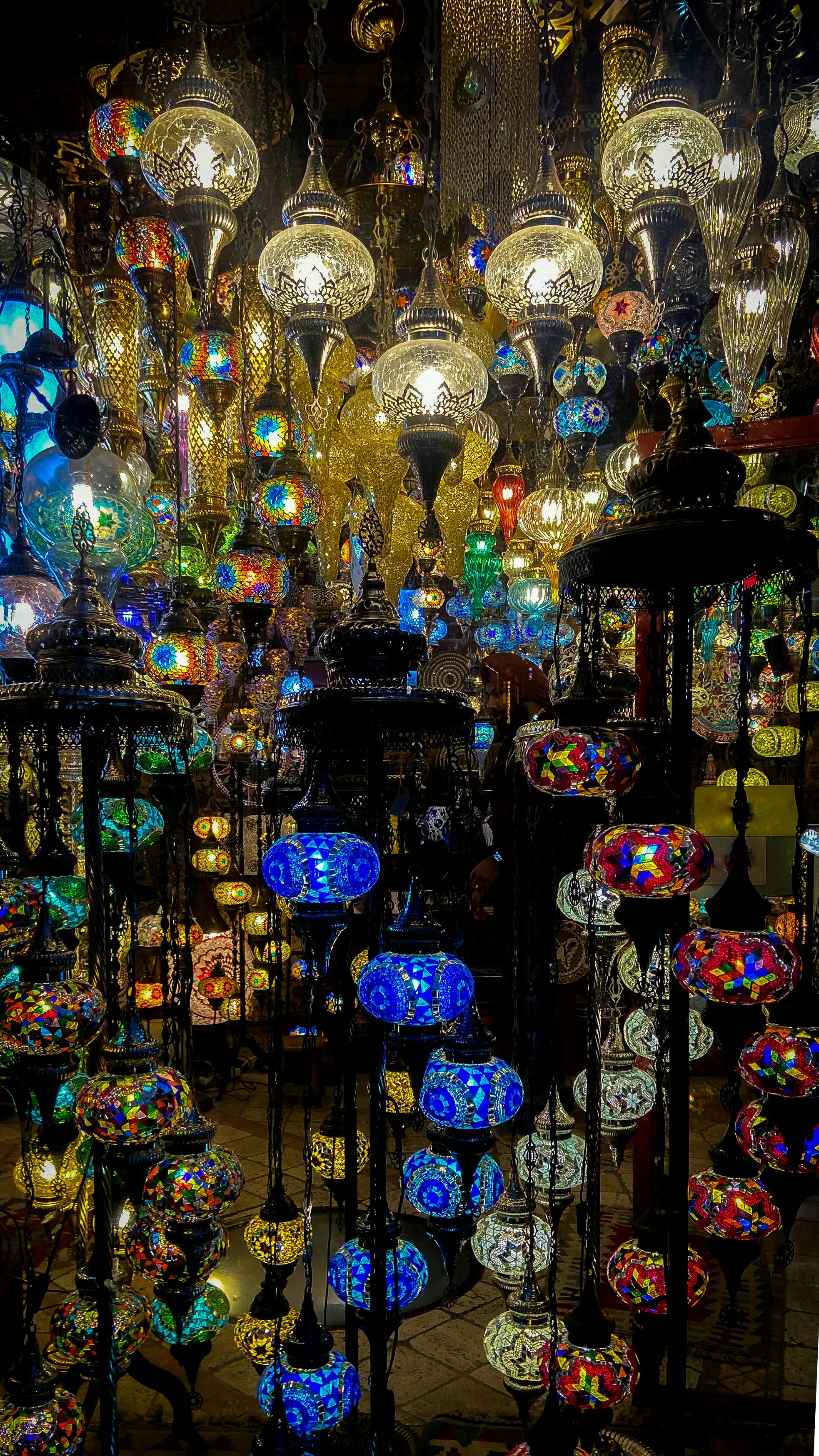 Handmade Moroccan Brass Lamp