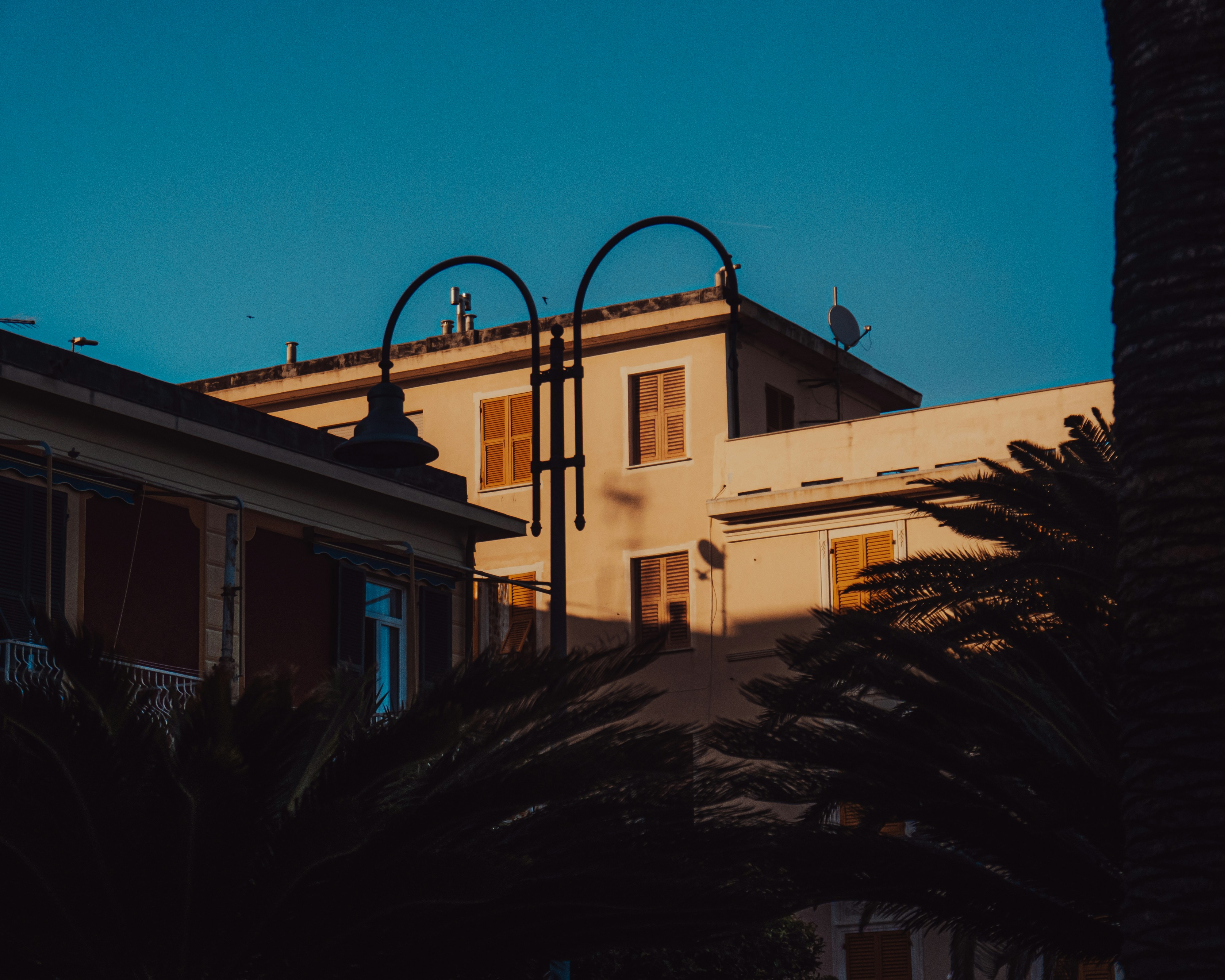 Eco-friendly house in nature