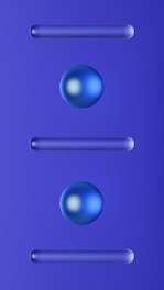 A dark-themed background with blue accents representing services.