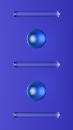 A dark-themed background with blue accents representing services.