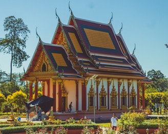 Temple boudhiste Laotien