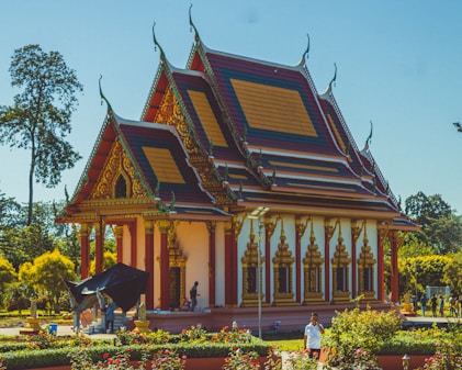 Temple boudhiste Laotien