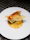 A beautifully plated dessert at Café Nómada.
