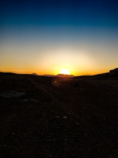 A beautiful sunset over the Chilean landscape.