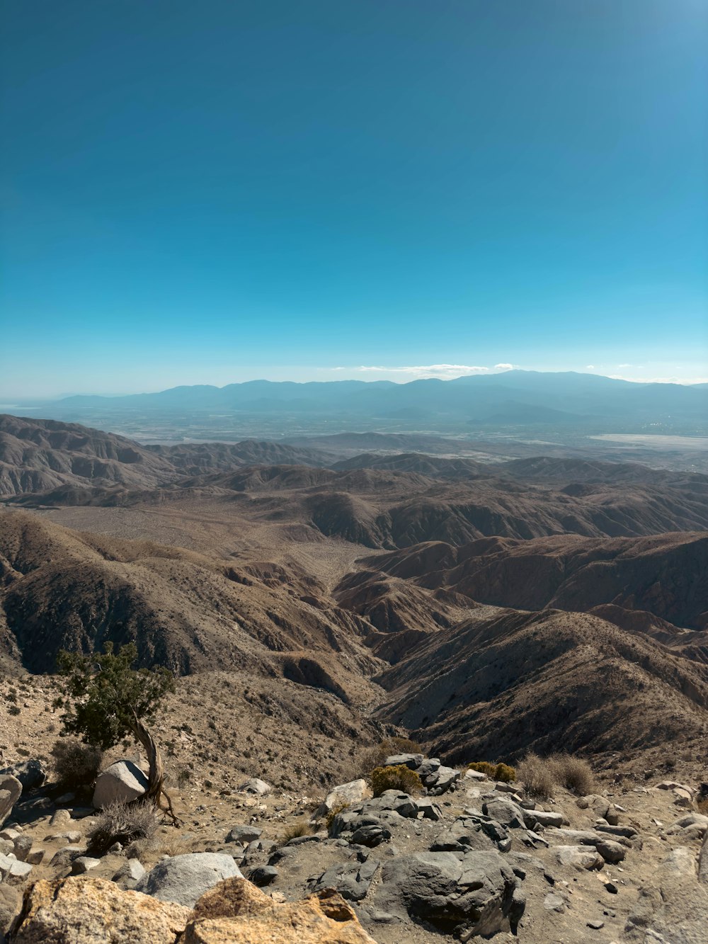 a view of the mountains from a high point of view