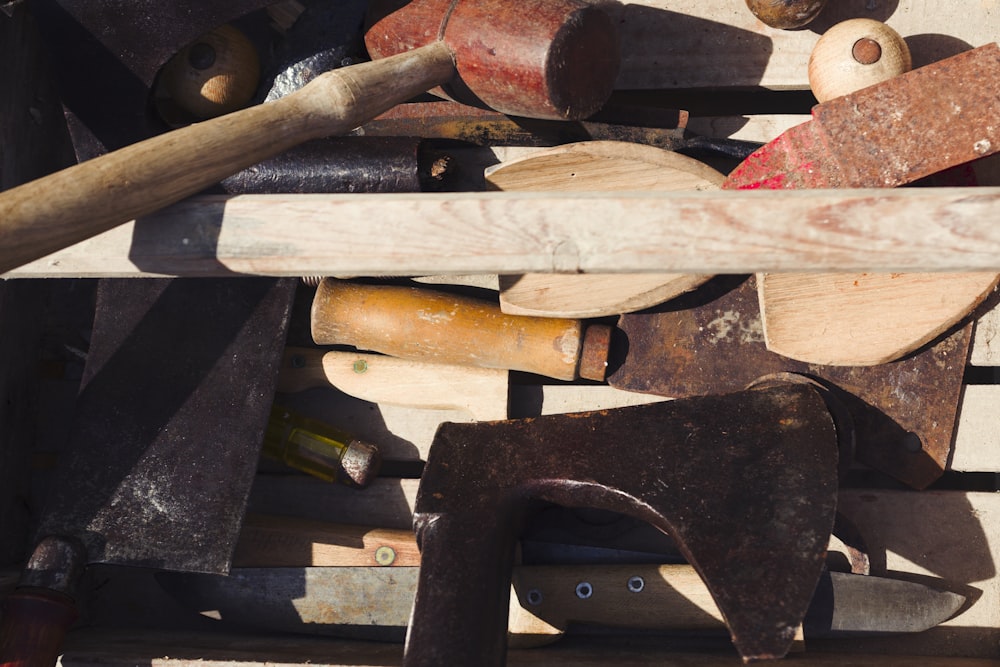 a bunch of tools that are sitting in a box