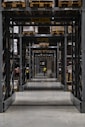 a large warehouse filled with lots of boxes
