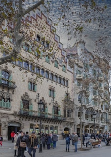 Passeig de Gràcia en Barcelona por el día