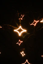 A warm, elegant contact desk lit by golden lights with fireworks subtly glowing in the background.