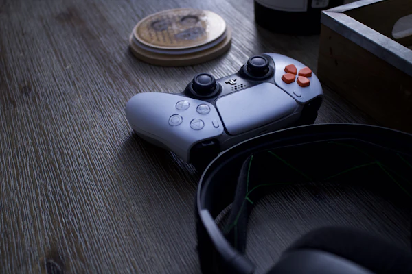 Photograph of a gaming controller