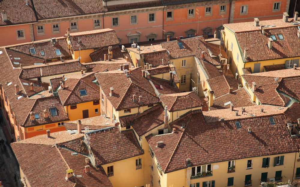 a group of buildings that are next to each other