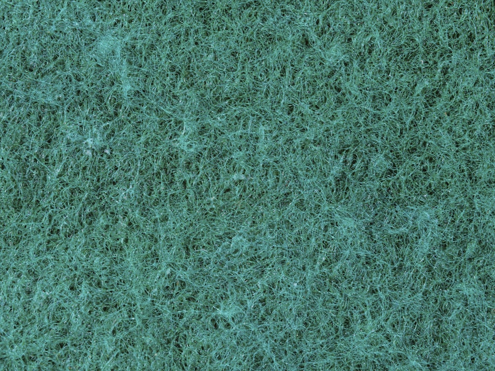 a close up view of a green surface