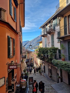 A scenic view of Villa La Angostura's charming streets near the Gael store.