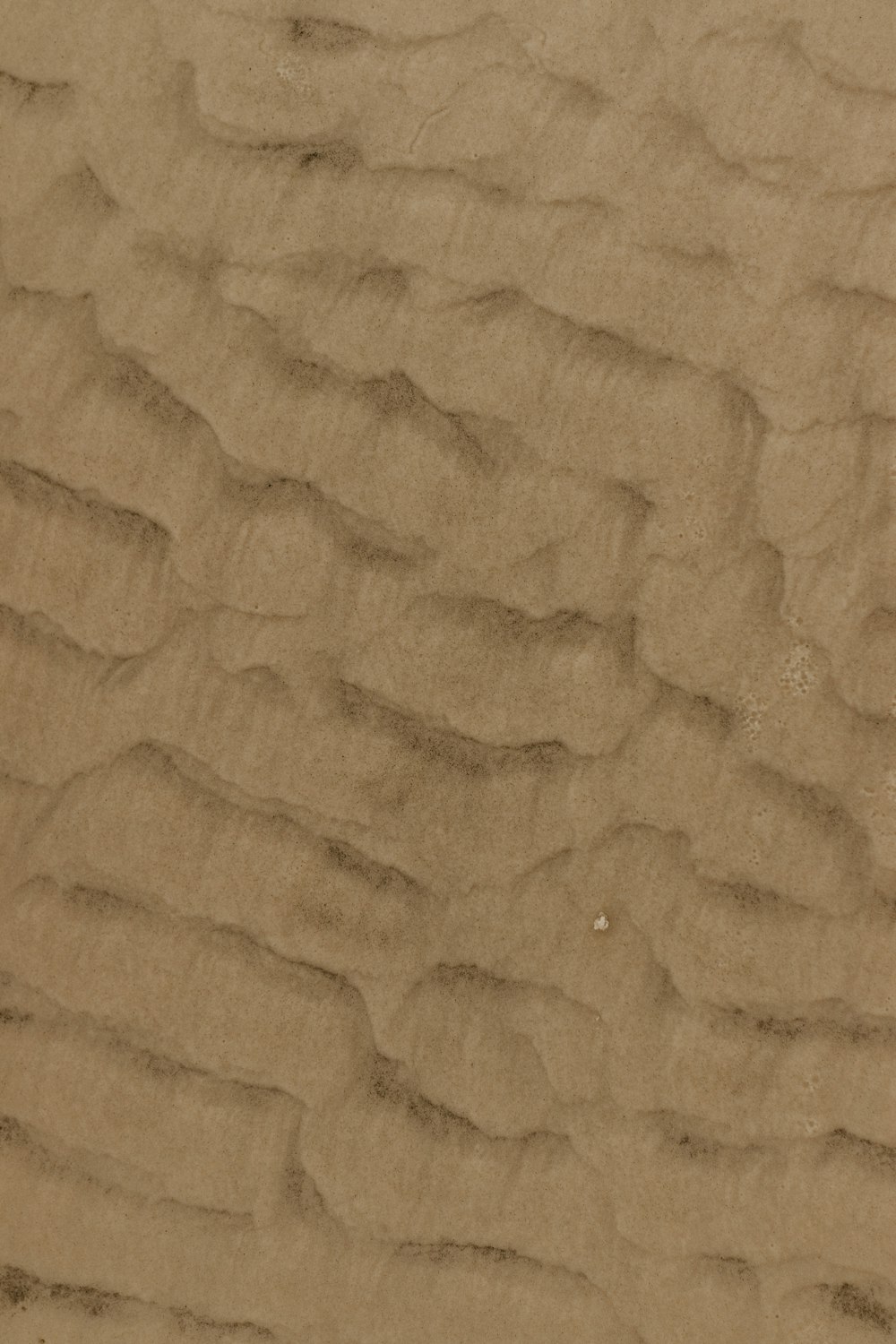 Un primo piano di una duna di sabbia con piccole onde