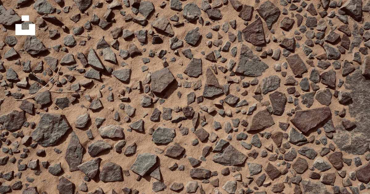 Grvel Pattern Rocks Rocks and gravel are arranged in a pattern photo – Free Texture Image ...