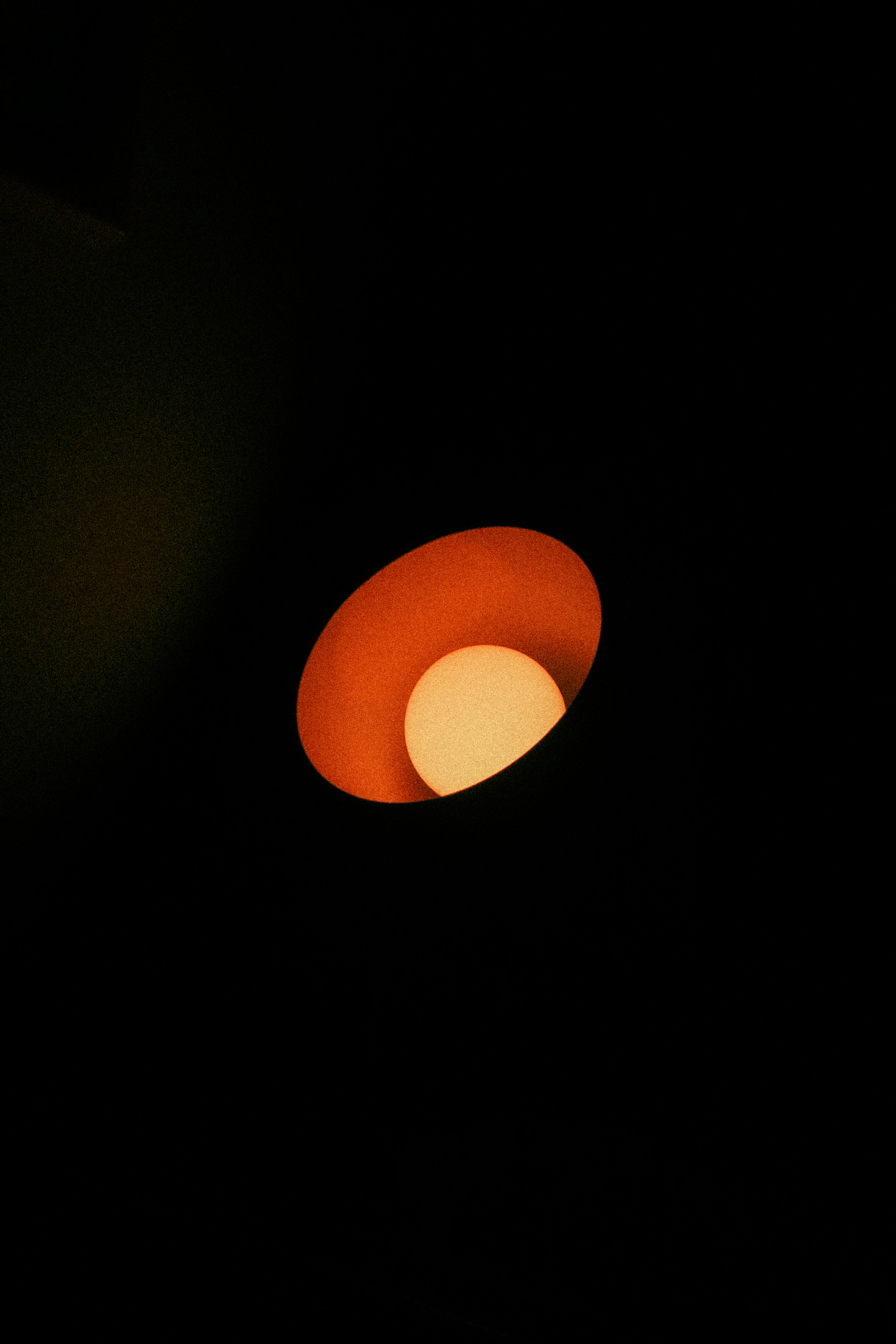 a light that is on in the dark