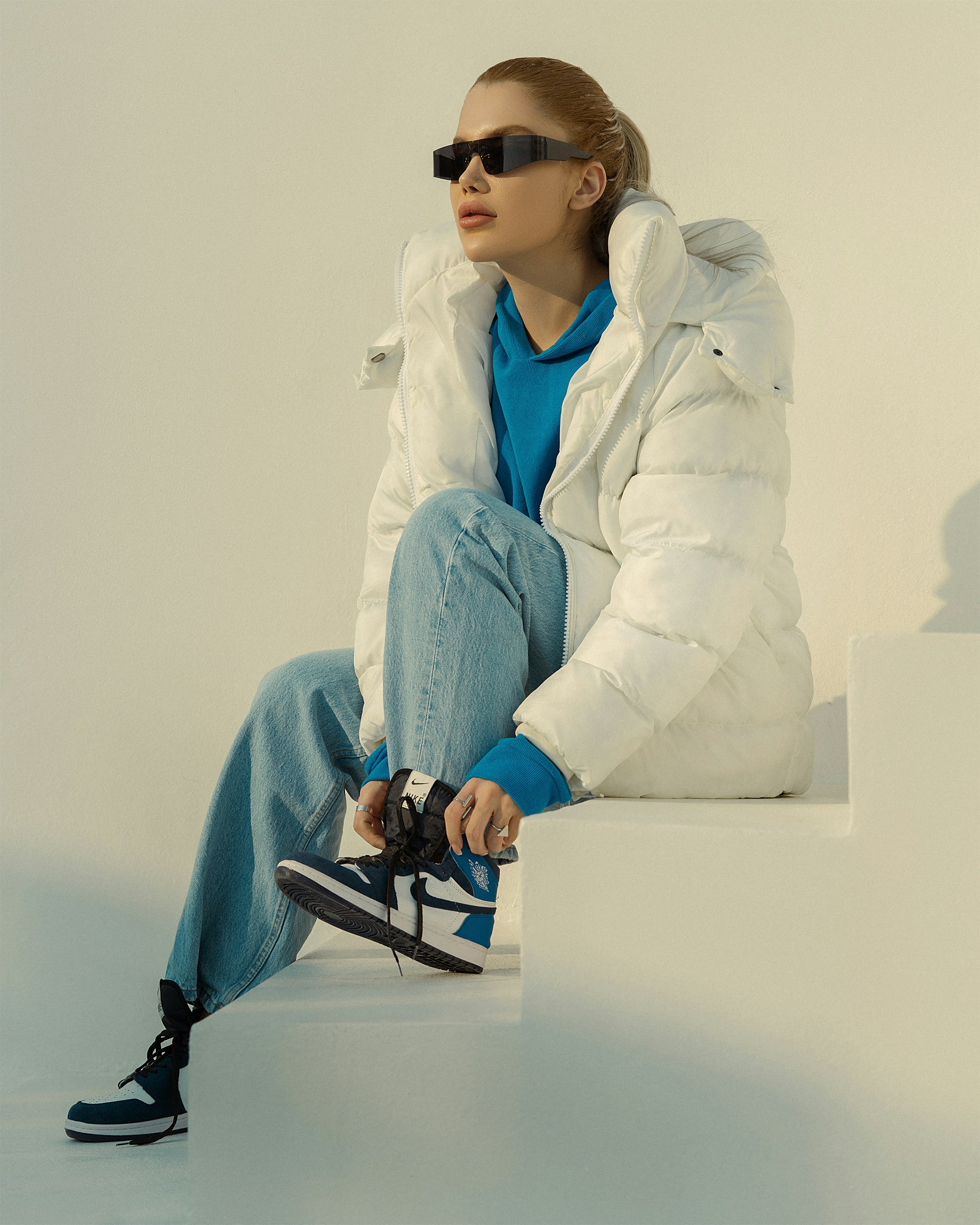 A bold modern look combining style and confidence