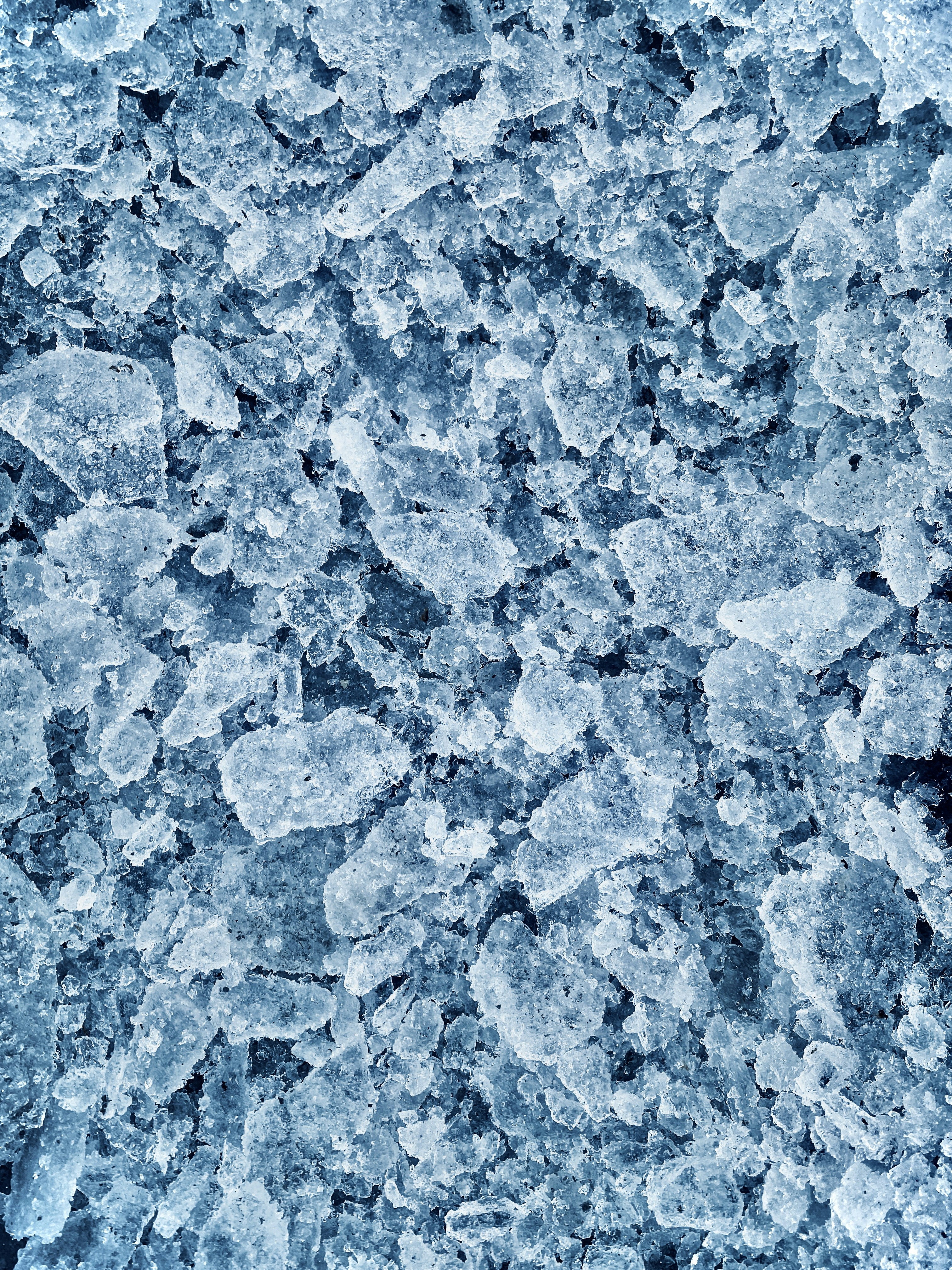 a close up of ice on the ground