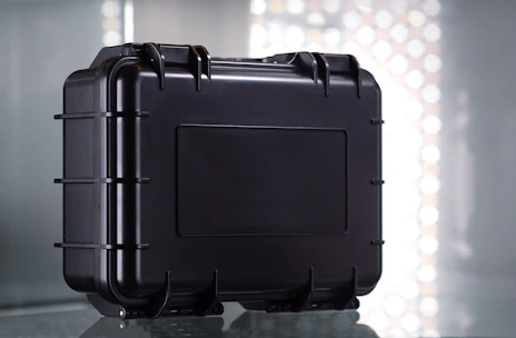 Back view of the Voltek Plus case highlighting its durable materials and reinforced corners.