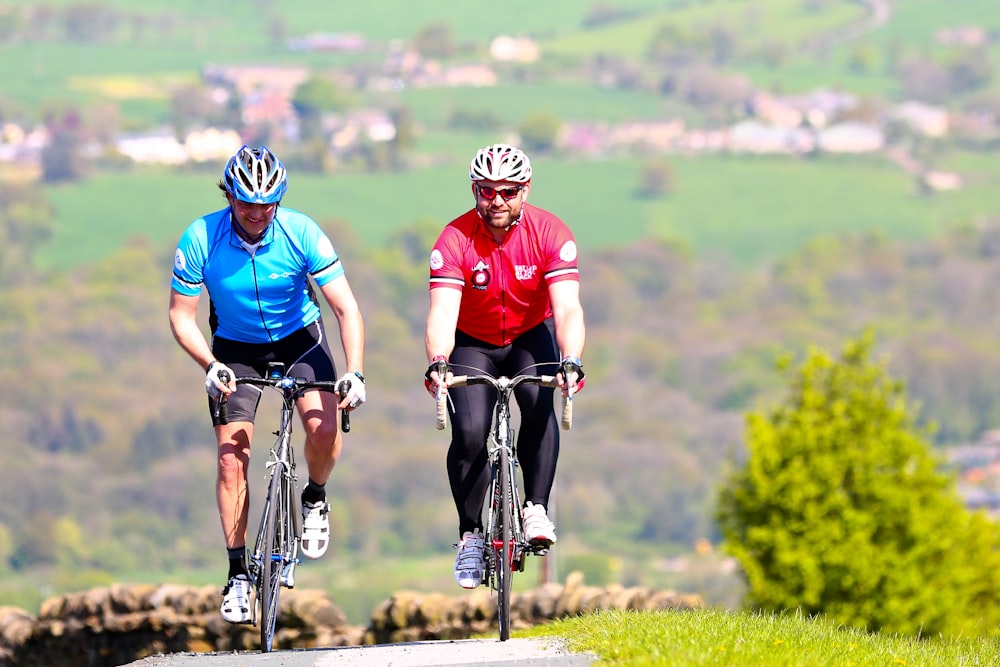 a couple of people that are on some bikes