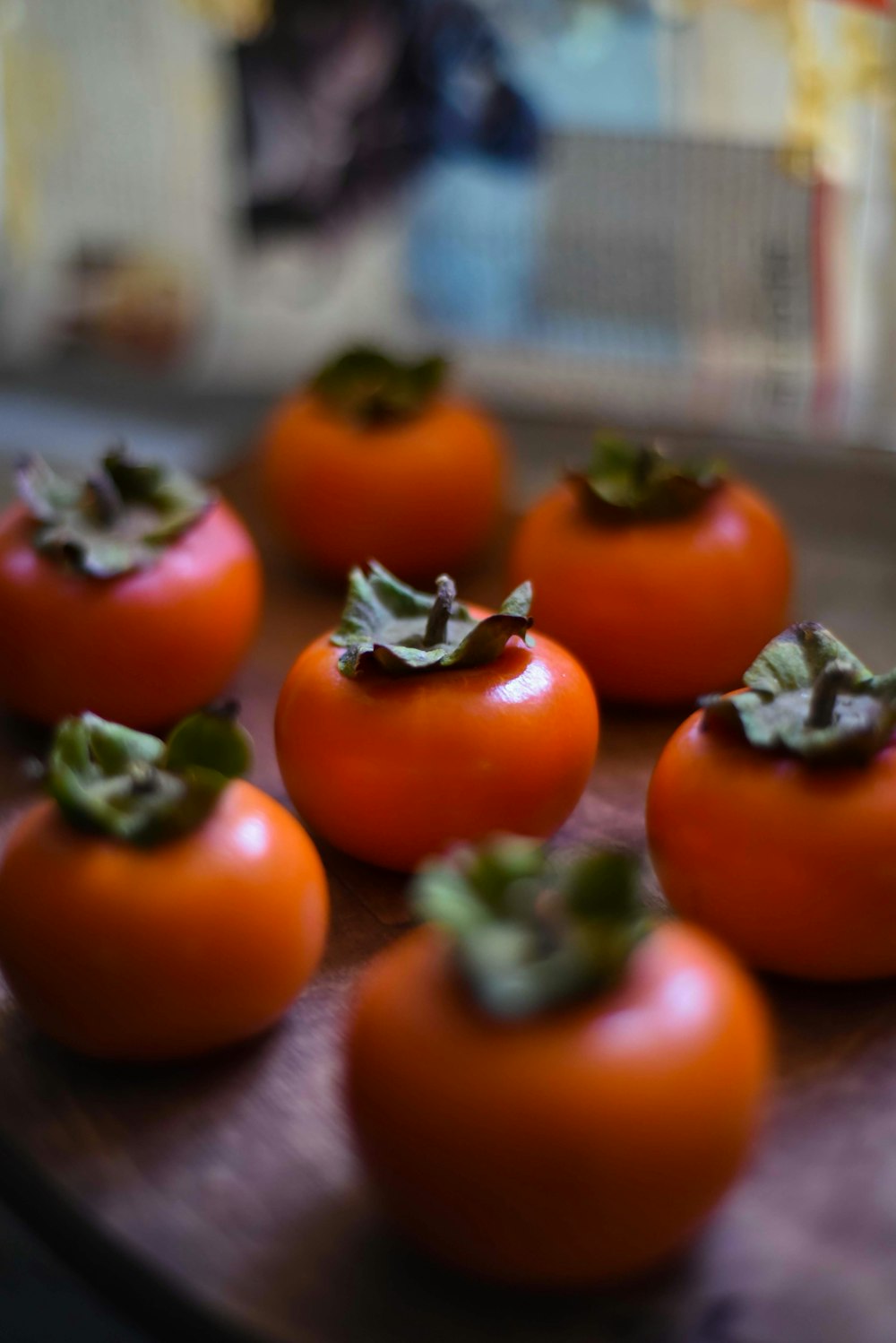 a close up of a tray of tomatoes