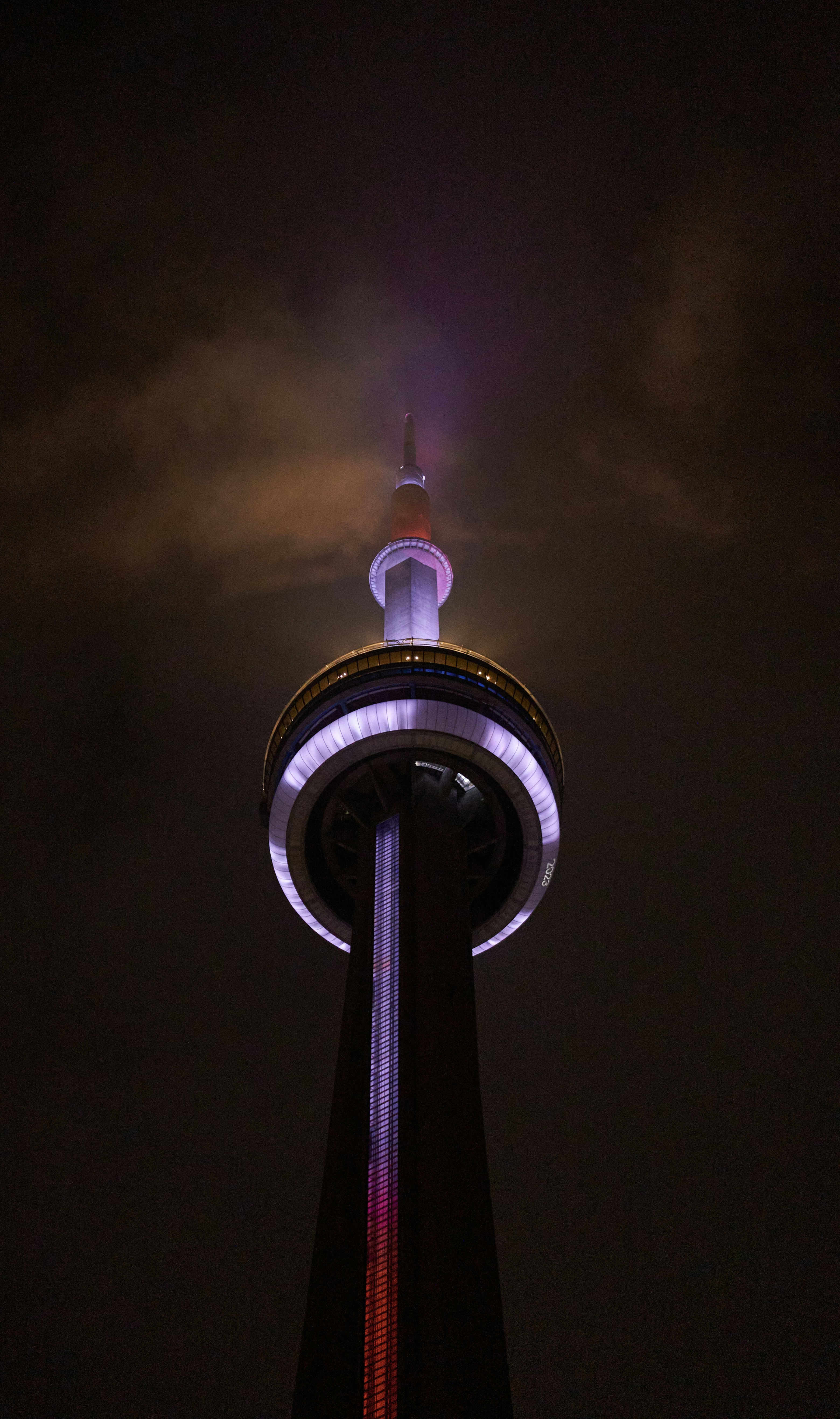 a tall tower with a light on top of it