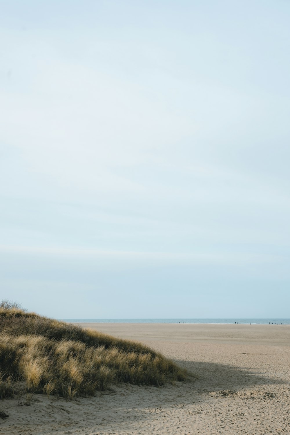 a person walking on a beach with a surfboard