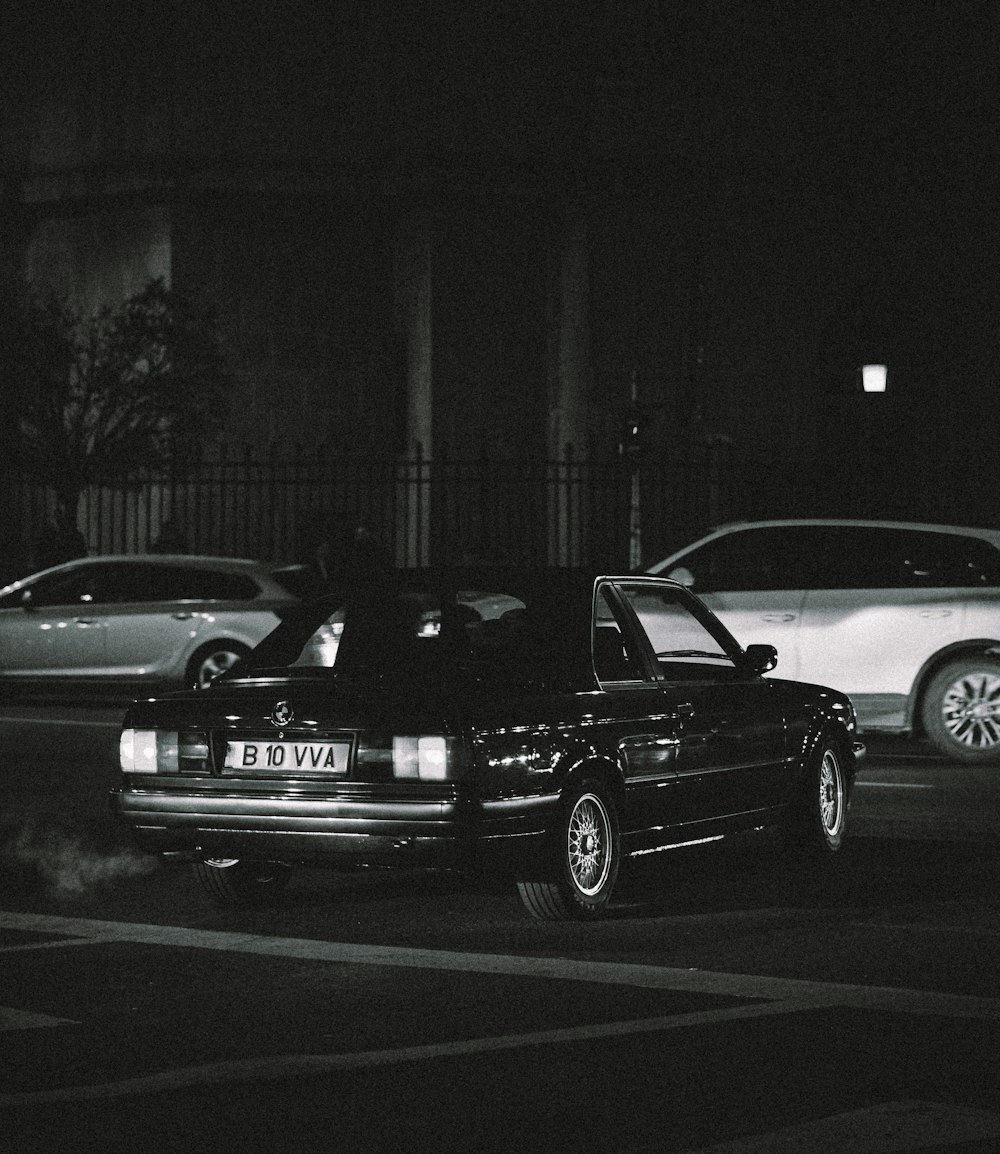 a car that is sitting in the street