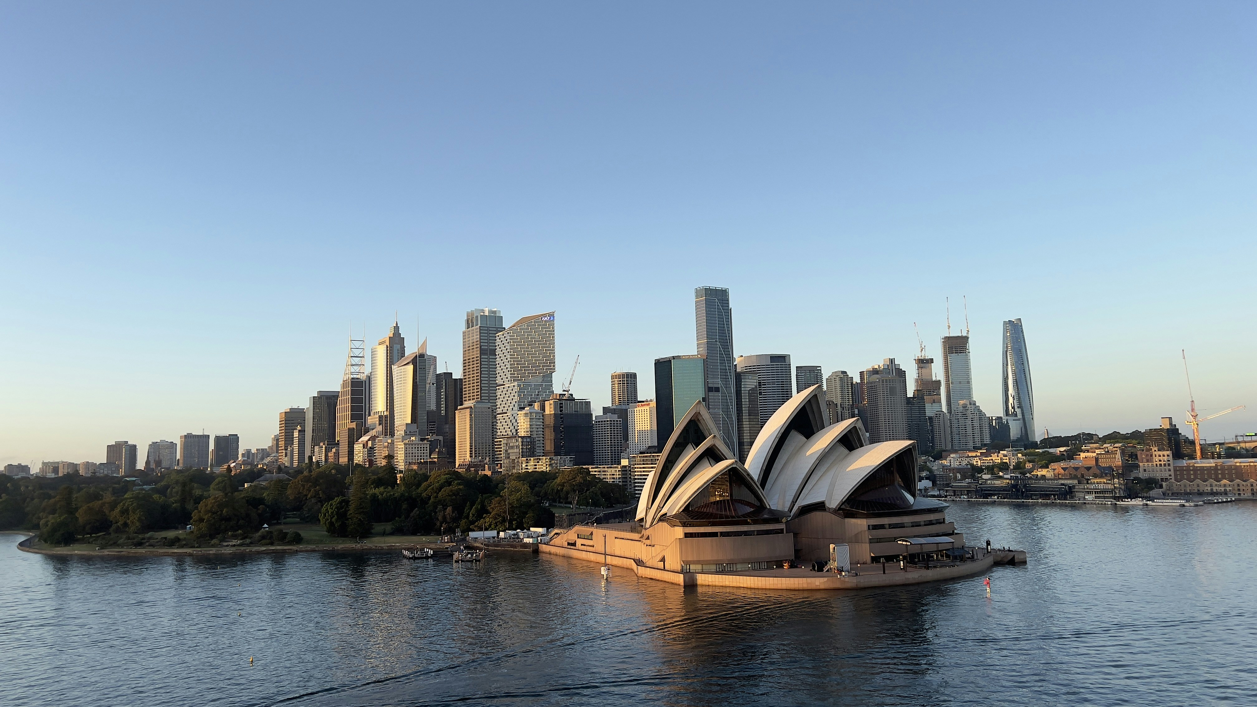 a view of a city from a boat on the water
