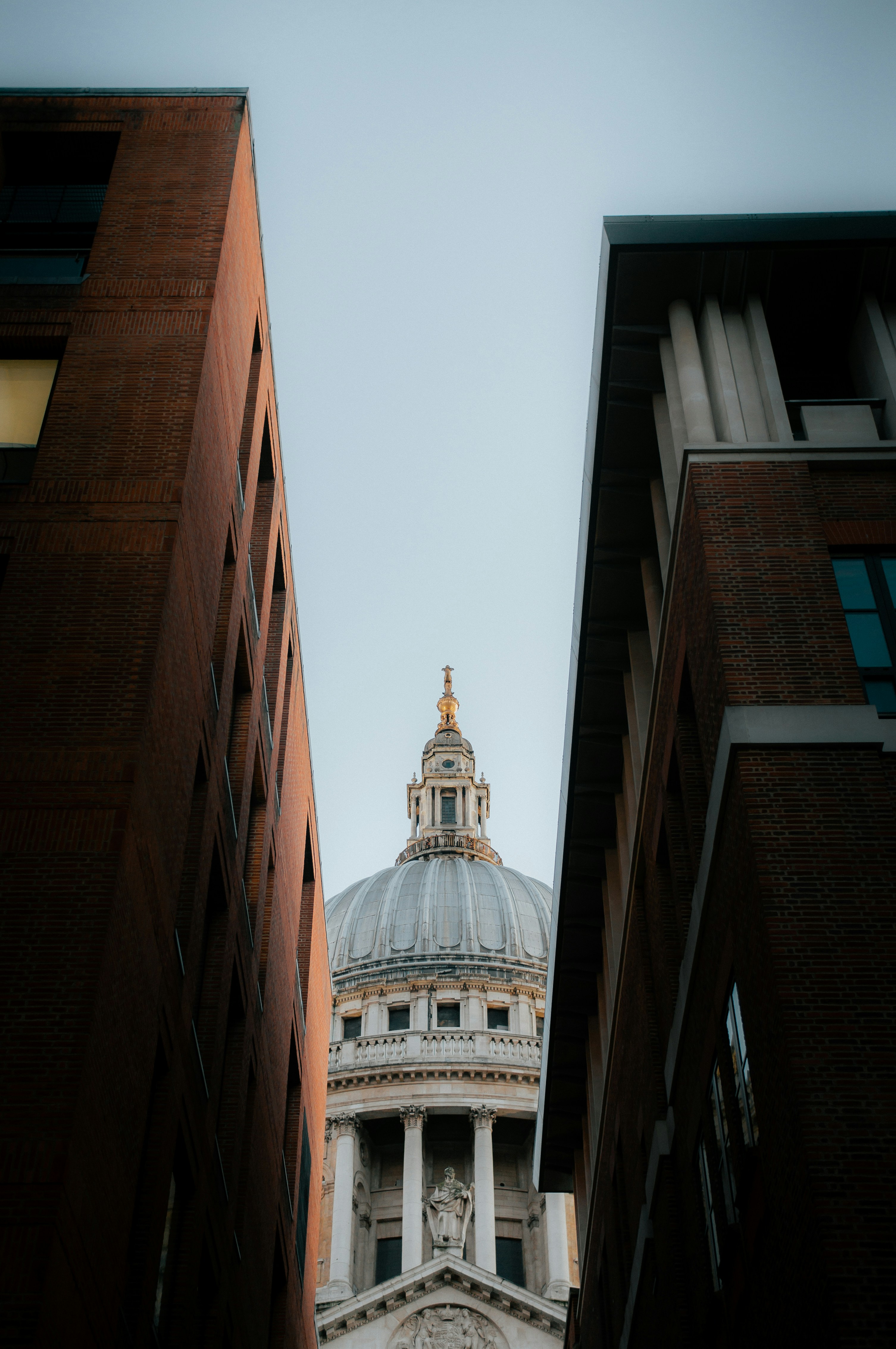 a tall building with a dome on top of it